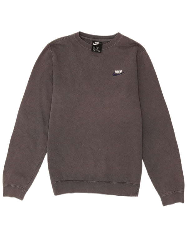 Nike Sweatshirt til mænd XS Grå bomuld