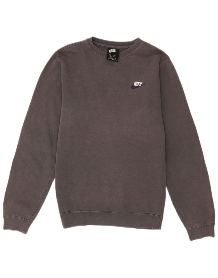 Nike Sweatshirt til mænd XS Grå bomuld