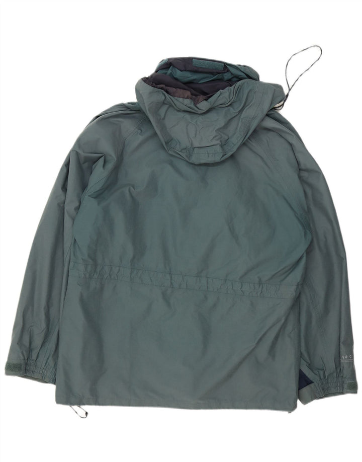 Sprayway Herre Hooded Windbreaker Jacket UK 40 Large Blue Polyamide