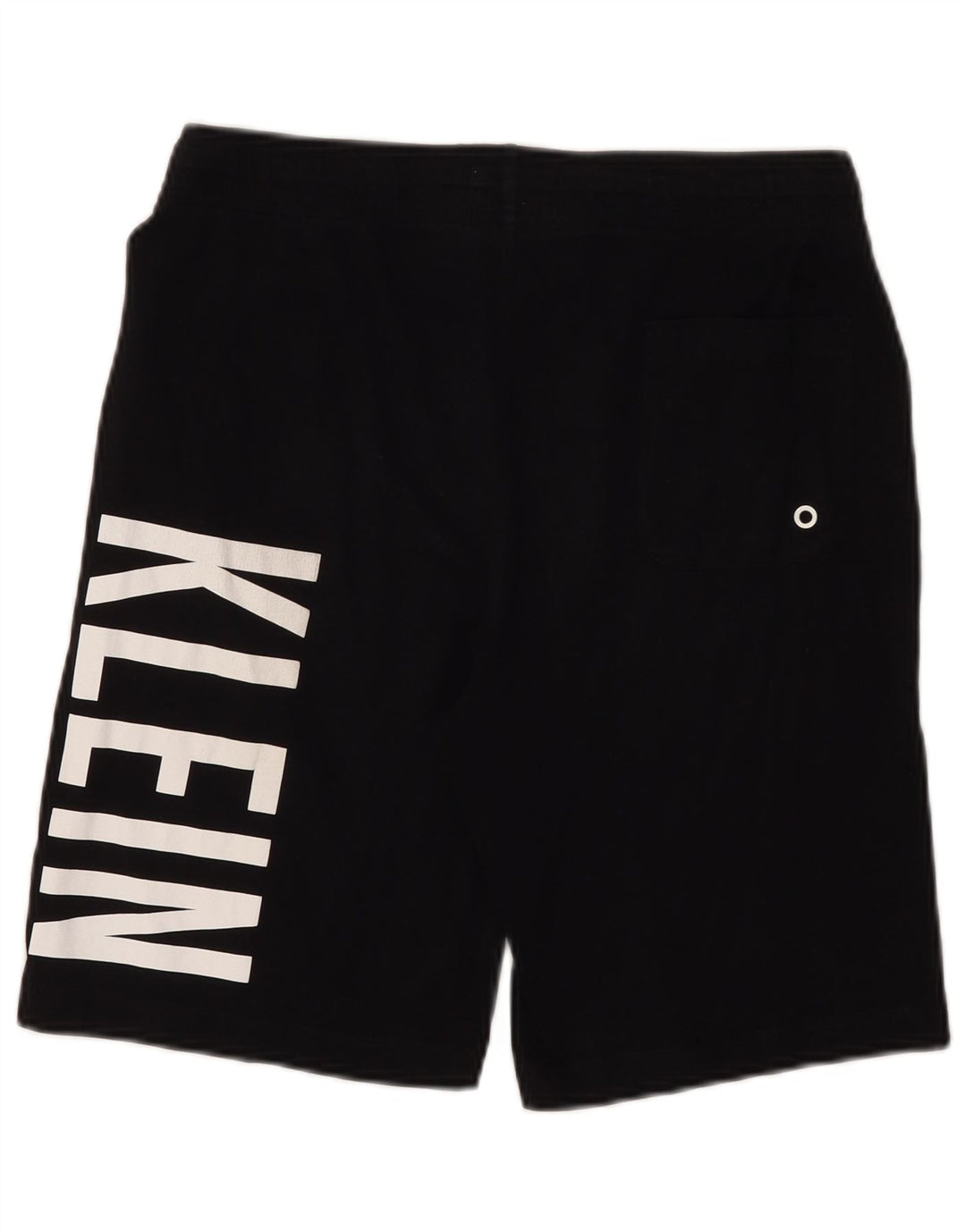 CALVIN KLEIN Grafiske badeshorts til mænd Medium sort bomuld