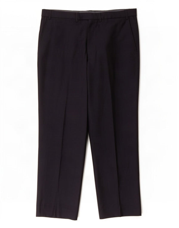 Marks & Spencer Herre Autograph Straight Suit Bukser W38 L35 Navy Blue