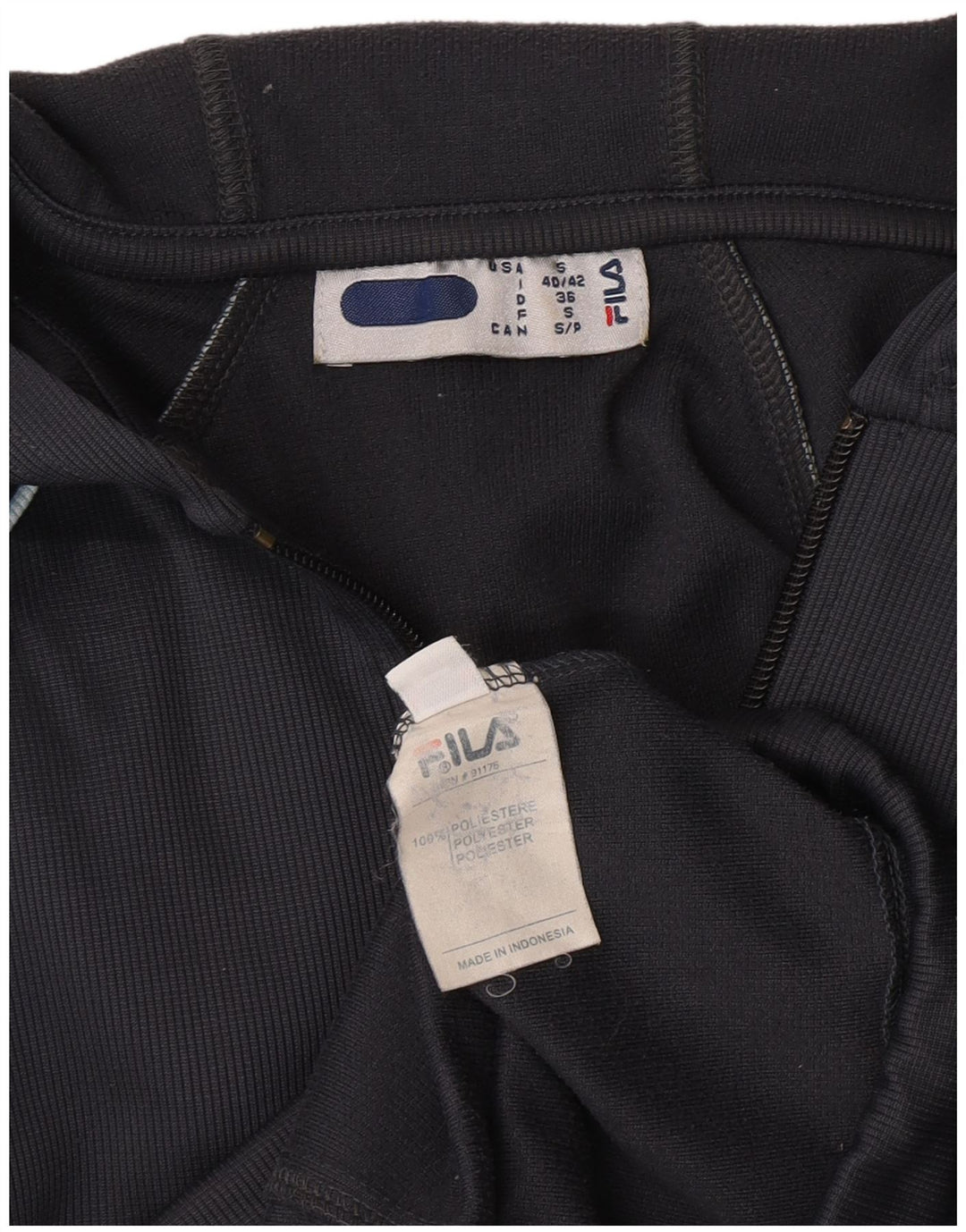 Fila hættetrøje til kvinder IT 40/42 Lille marineblå polyester