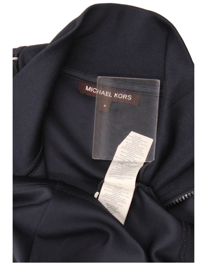 Michael Kors Herre grafisk træningsdragt Top jakke Medium Navy Blue Polyester