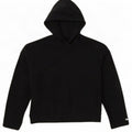 Nike Dame Hætte Oversized Fleece Jumper UK 10 Lille Sort Polyester
