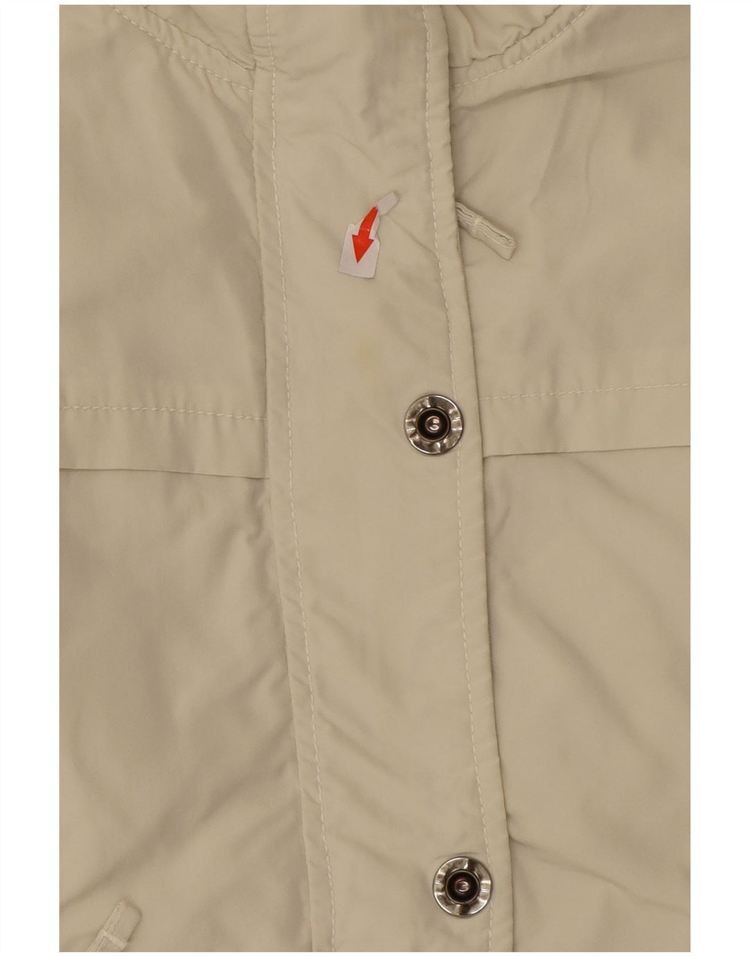 Bomb Boogie Womens Bomber Jacket UK 12 Medium Off White Polyester