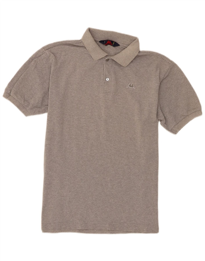 Kappa herre poloshirt, stor grå flækket