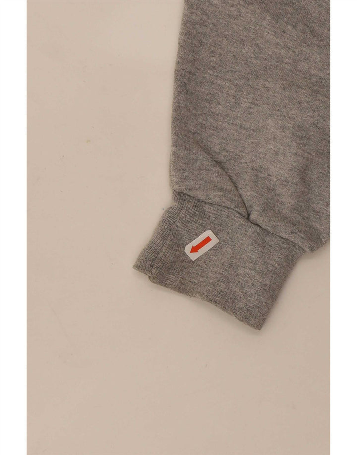 Champion Herre Grafisk Sweatshirt Jumper Medium Grå Flecked