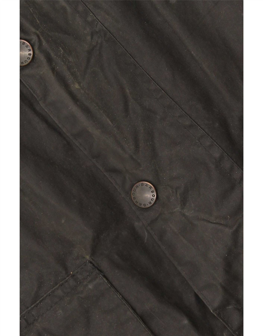 Barbour Herre vokset bomuldsjakke EU 50 Medium Sort