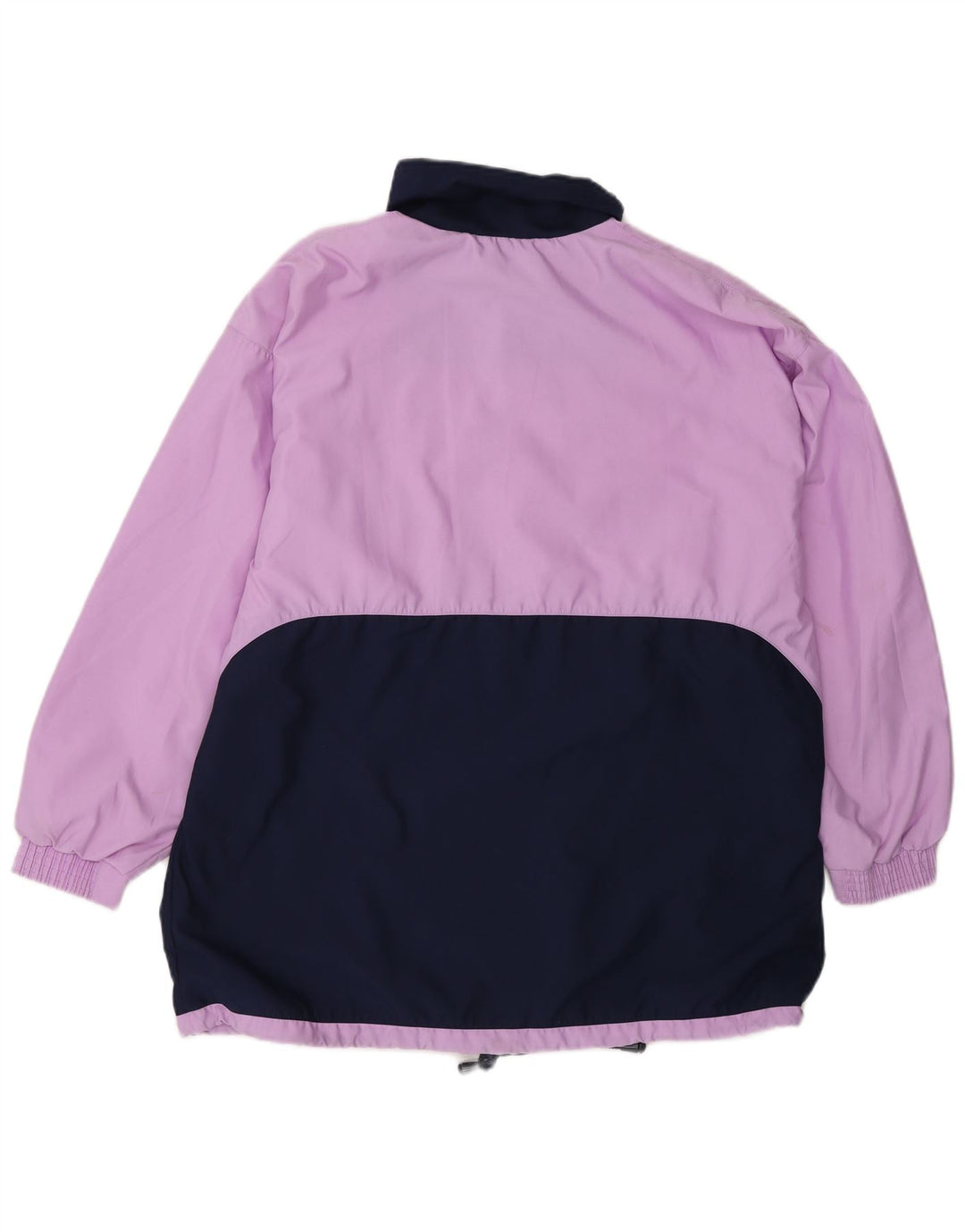 ALEX Oversized træningsdragt topjakke til kvinder UK 12 Medium Lilla Colourblock
