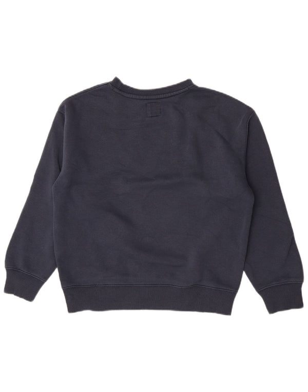 Zara Boys Grafisk Sweatshirt Jumper 11-12 år Marineblå Bomuld