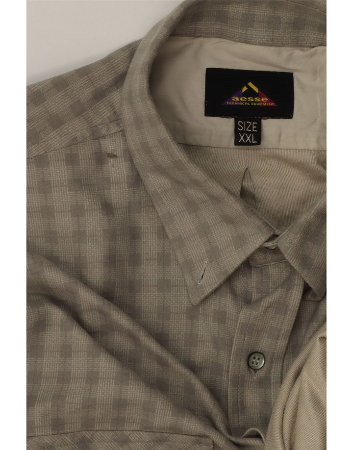 Aesse Herreskjorte 2XL Grå Gingham