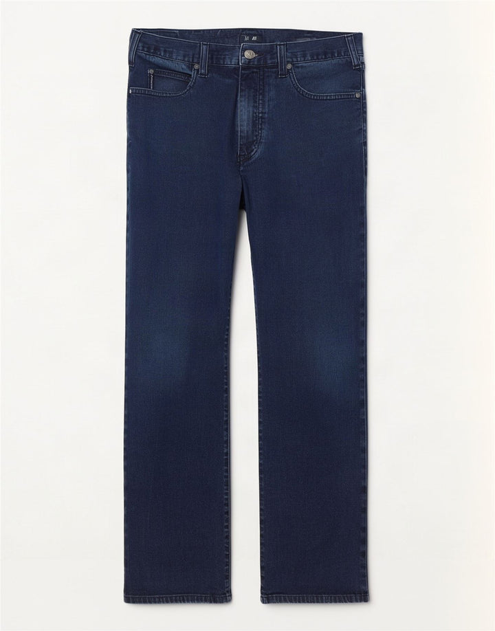 Armani Herre Regular Fit Straight Jeans W36 L28 Blå Bomuld