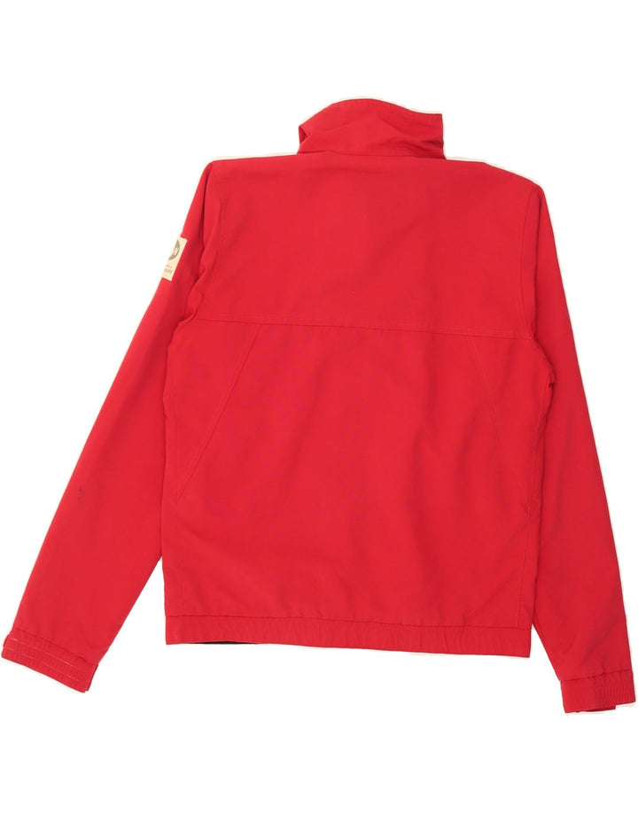 MURPHY & NYE Mens Sailmakers Rain Jacket UK 36 Small Red Polyester Vintage Murphy & Nye and Second-Hand Murphy & Nye from Messina Hembry 