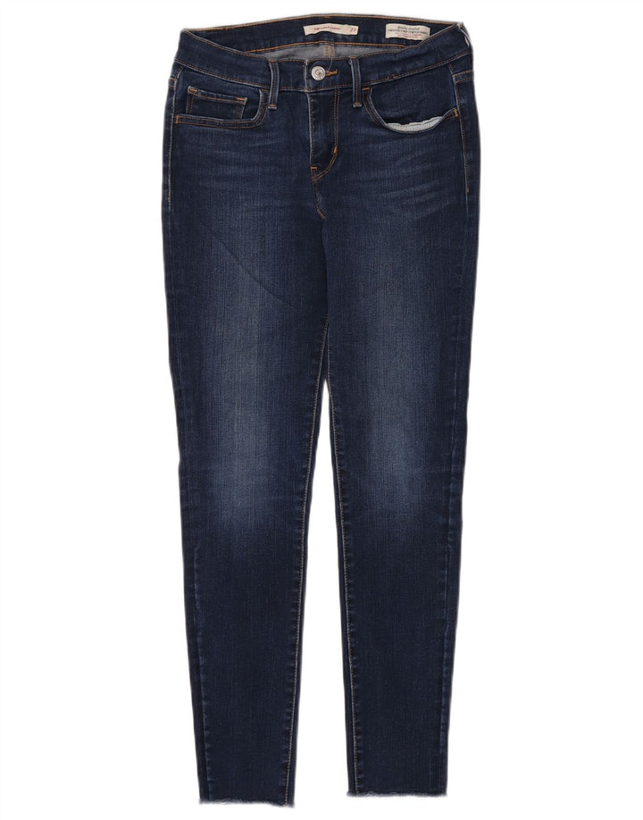 Levi's Dame 710 Super Skinny Jeans W27 L28 Marineblå