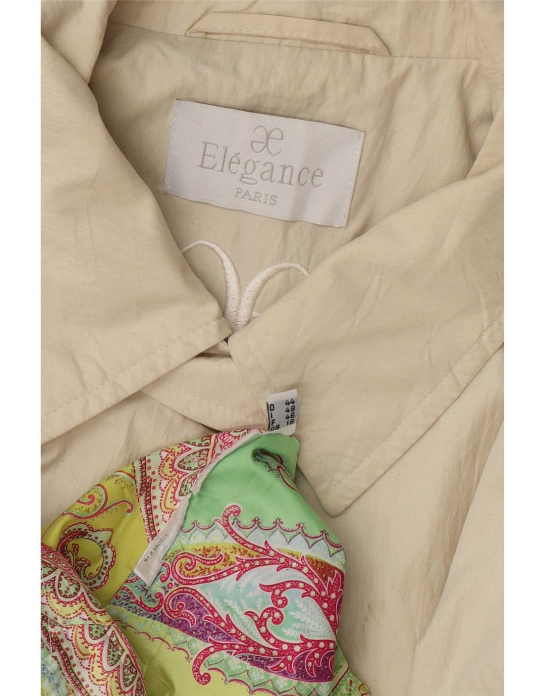 Elegance Trench Coat til kvinder UK 18 XL Beige