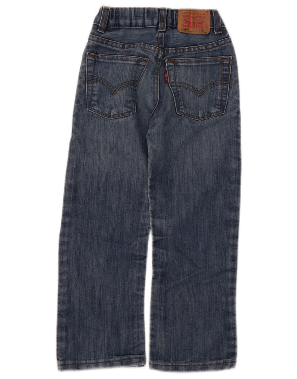 Levi's Boys 514 Straight Jeans 5-6 år W20 L18 Blue Cotton