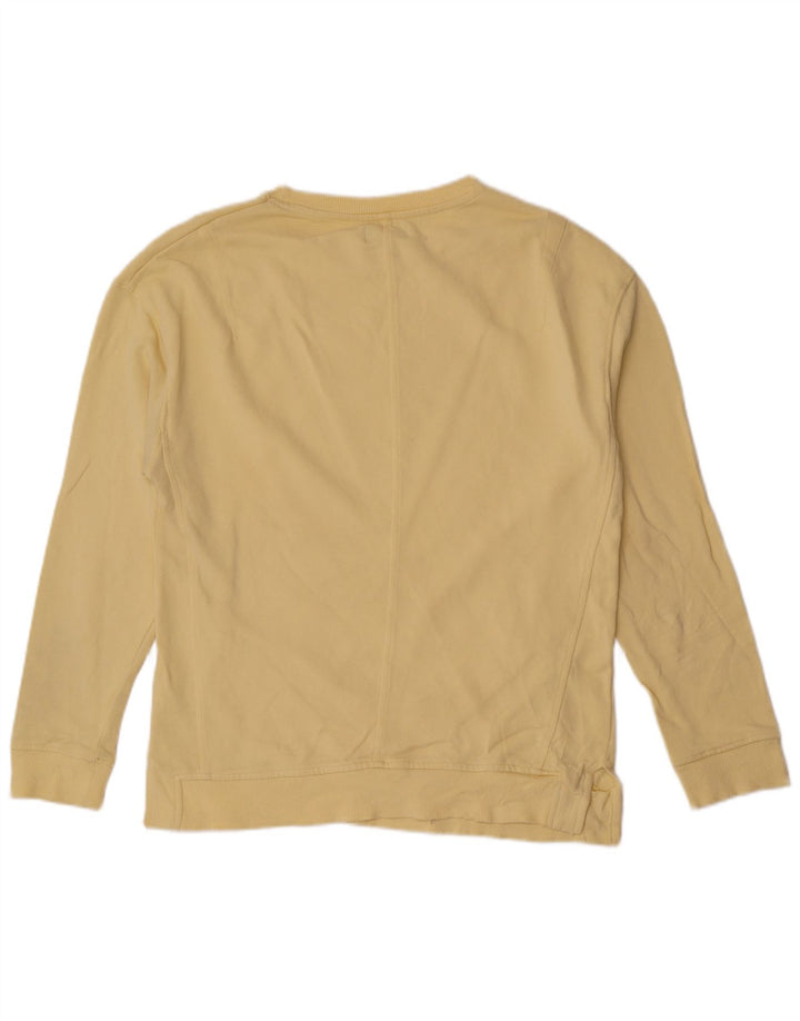 Zara Herre Sweatshirt Jumper Lille Gul Bomuld