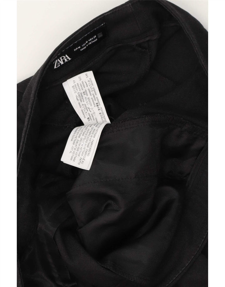 Zara Dame tilspidsede Casual Bukser Medium W28 L25 Grå Polyester