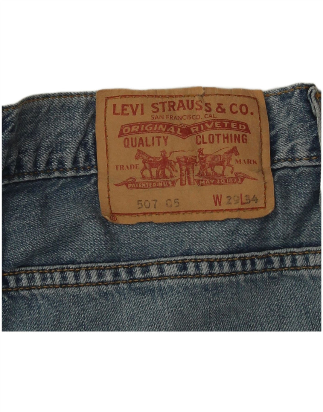 Levi's Bootcut jeans til mænd W29 L30 blå bomuld