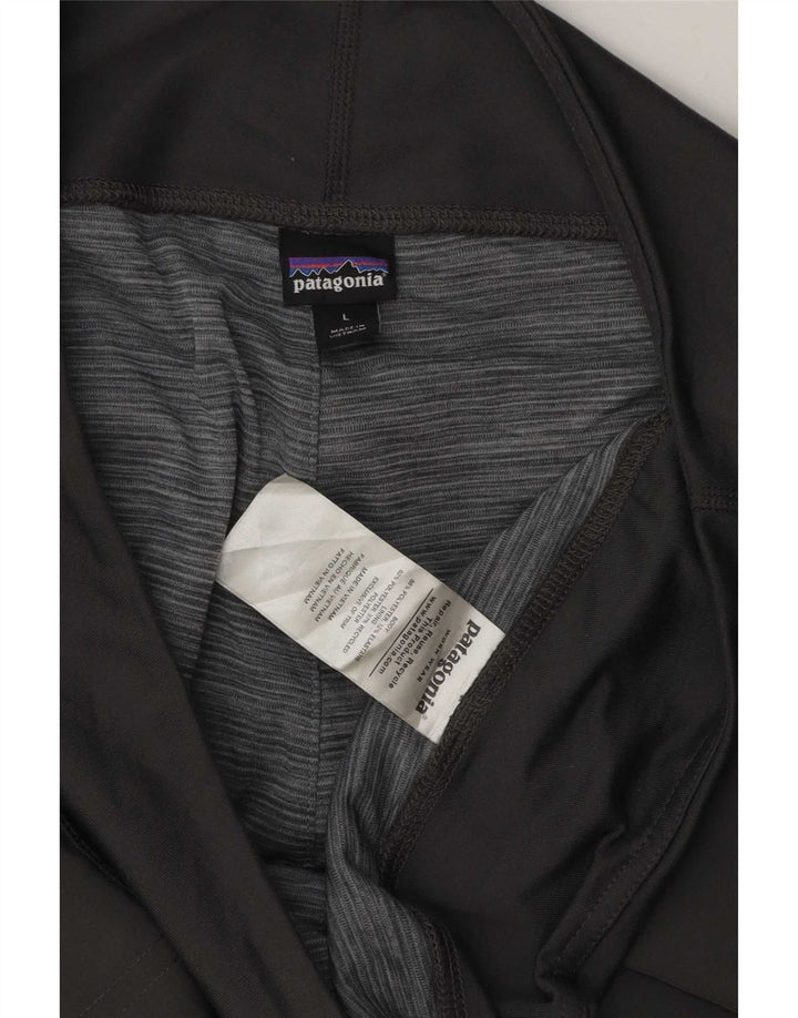Patagonia Dame træningsdragt Bukser Joggers UK 16 Large Grå Polyester
