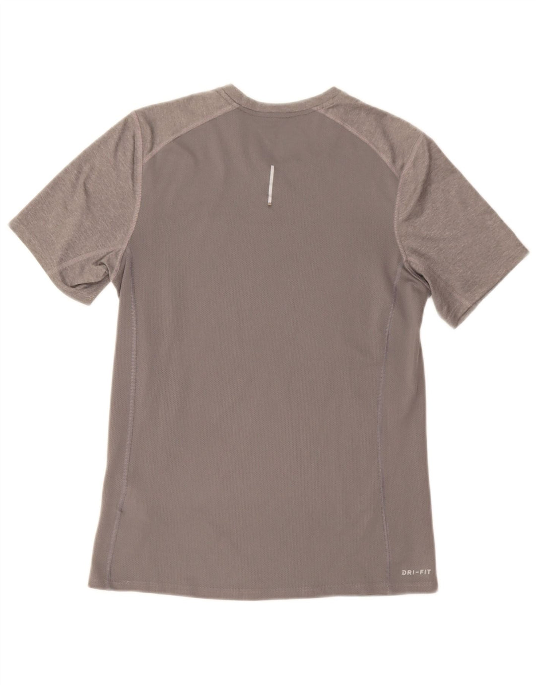 Nike herre Dri Fit T-shirt top lille grå polyester