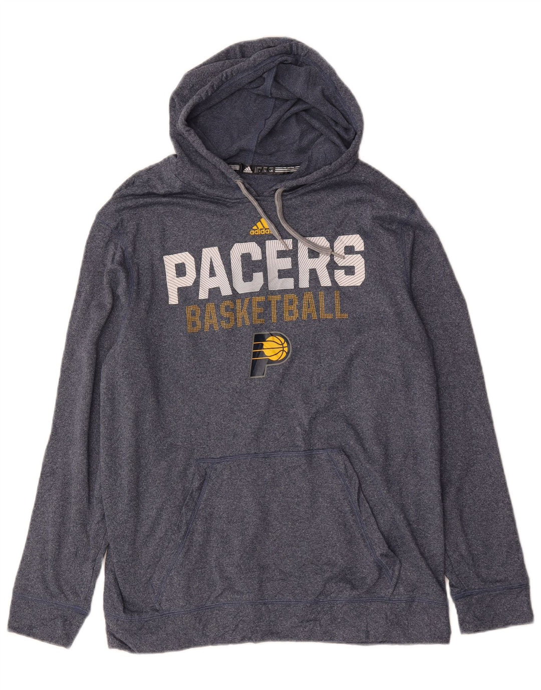 Adidas Herre Packers Grafisk Hættetrøje Jumper Stor Blå Polyester