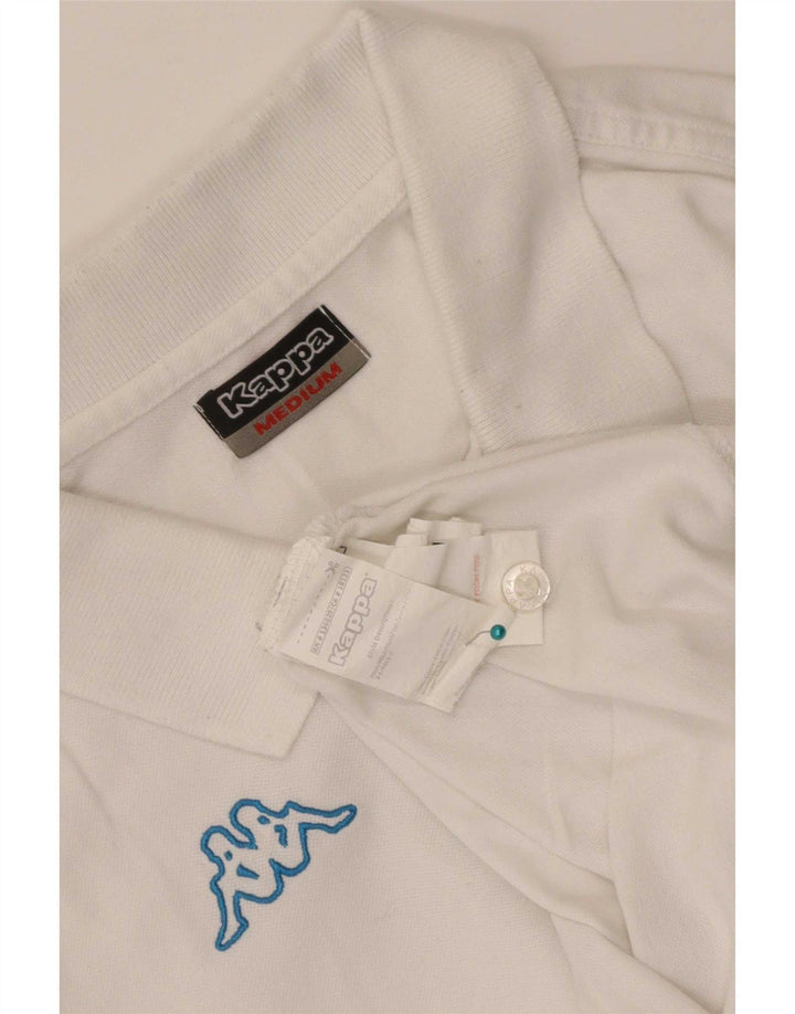 Kappa herre poloshirt Medium hvid bomuld