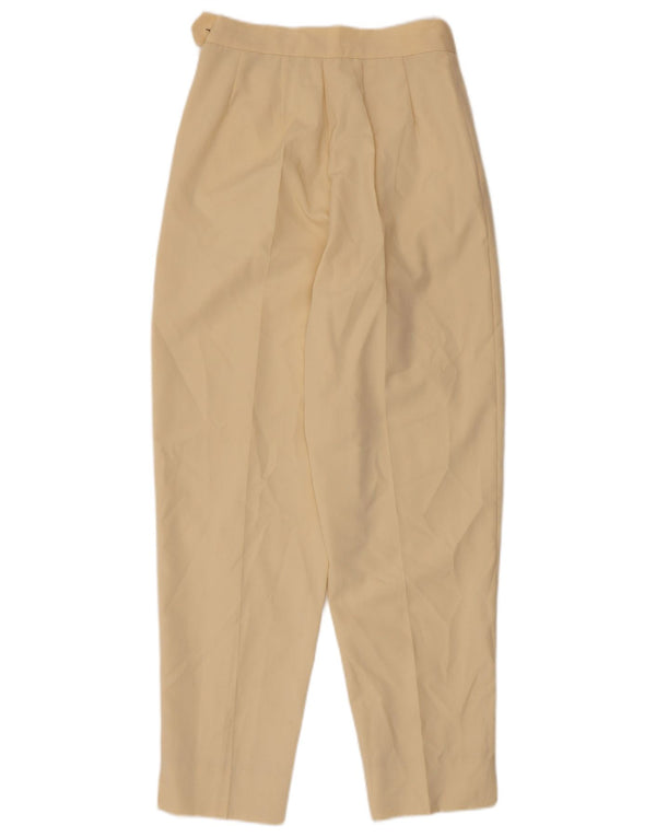 Swish Dame Højtaljede Casual Bukser IT 42 Medium W26 L28 Beige