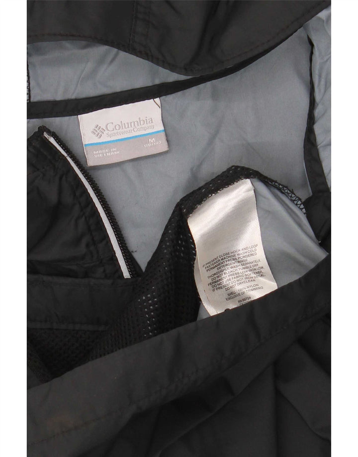 Columbia Boys Hætte regnjakke 10-11 år Medium Sort Nylon