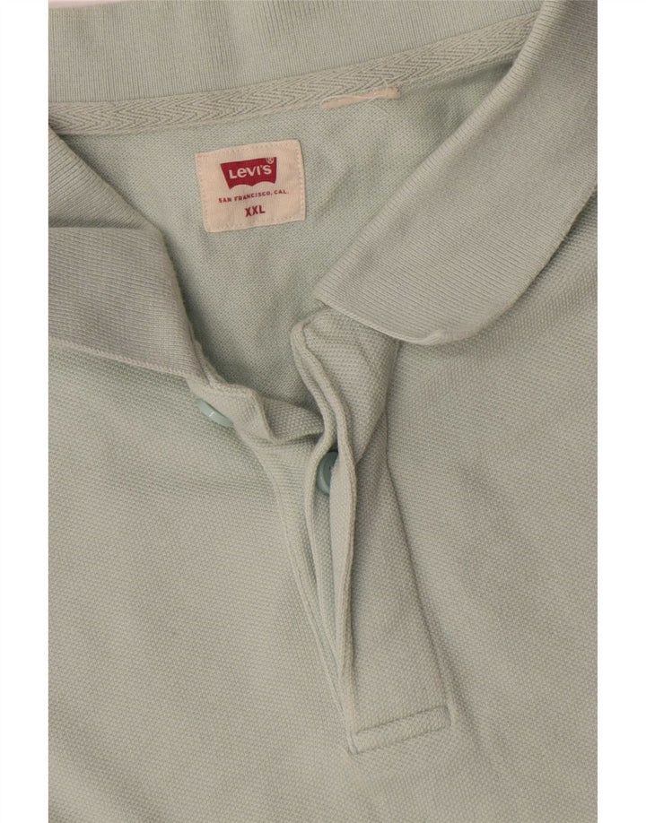 Levi's herre poloshirt 2XL grøn bomuld