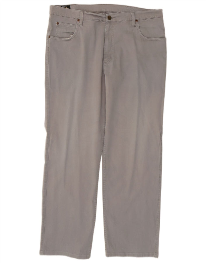 Lee Mens Brooklyn Straight Jeans W38 L30 Grå Bomuld