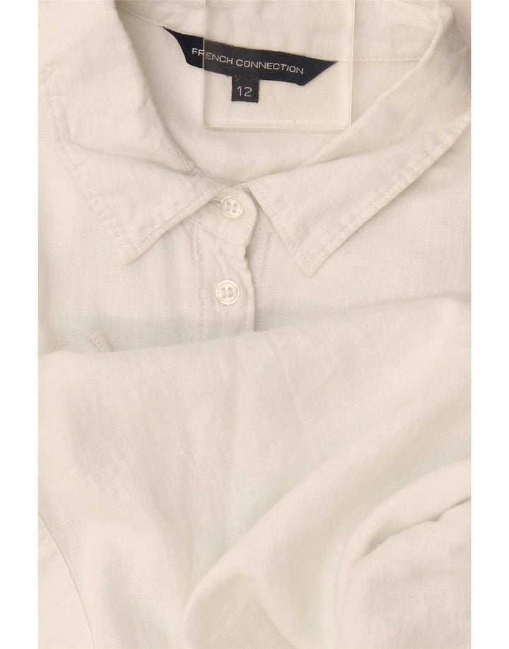 French Connection Oversized skjorte til kvinder UK 12 Medium White