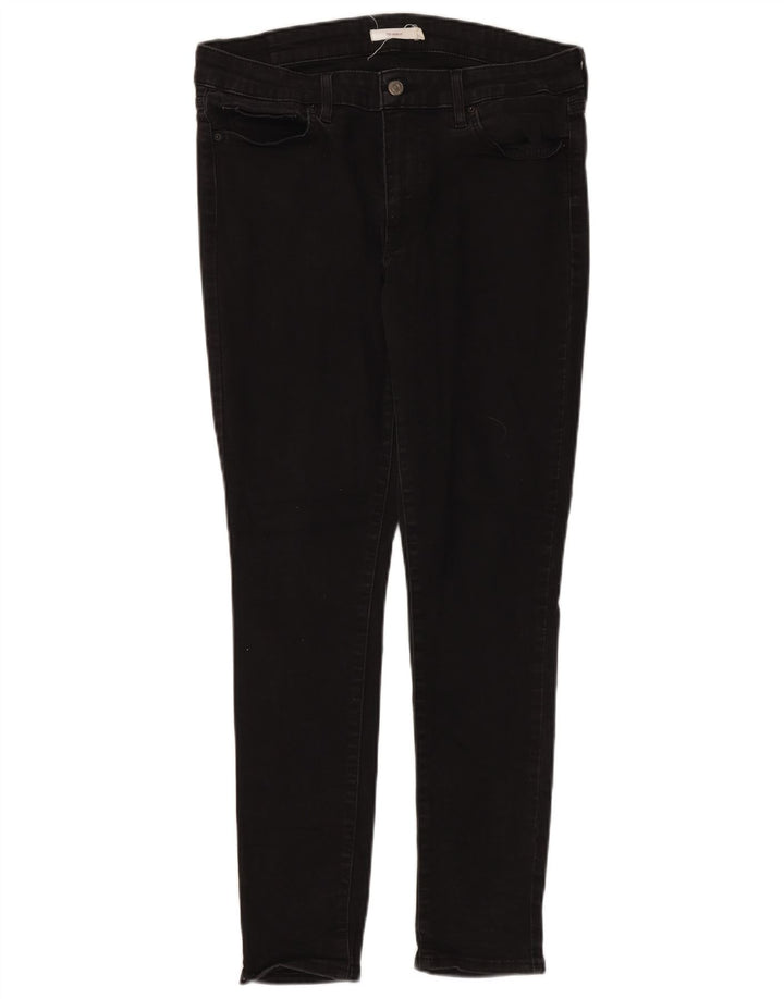 Levi's Dame 711 Skinny Jeans W32 L30 Sort Bomuld