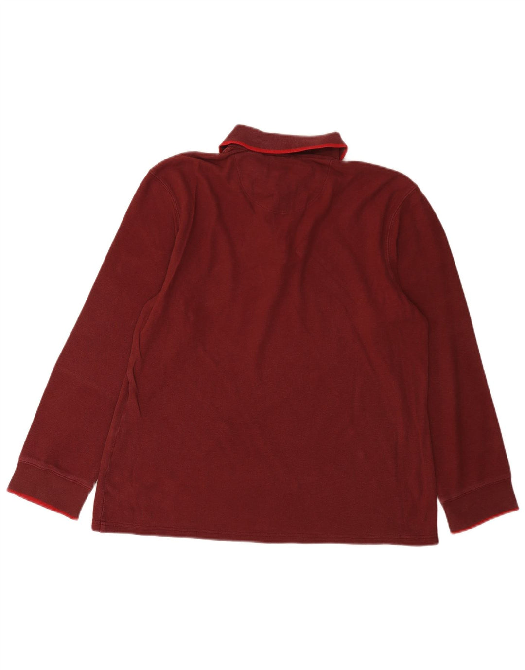 Dockers Langærmet Polo Shirt til mænd Medium Bourgogne bomuld