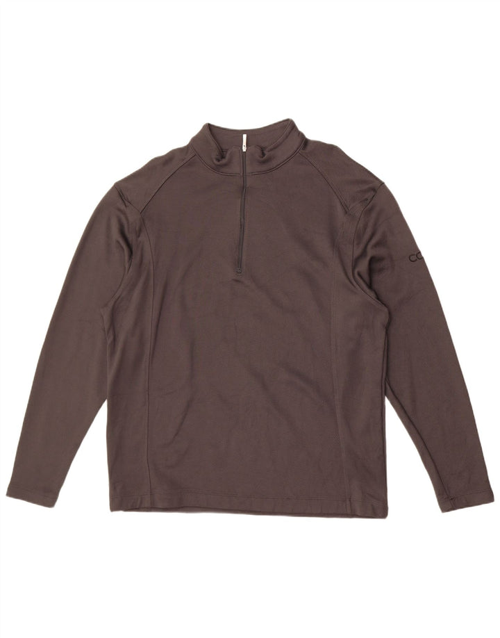 Nike Pullover med lynlås til mænd, træningsdragt, stor sort bomuld