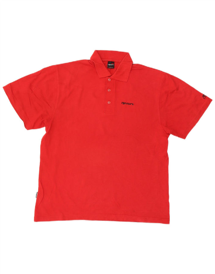 Rip Curl herre poloshirt lille rød bomuld