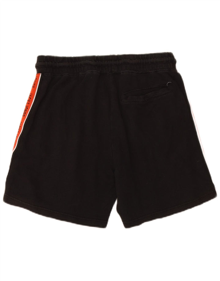 JACK & JONES Grafiske sportsshorts til mænd Medium Sort Colourblock Bomuld