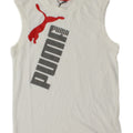 PUMA Herre grafisk vest top lille hvid