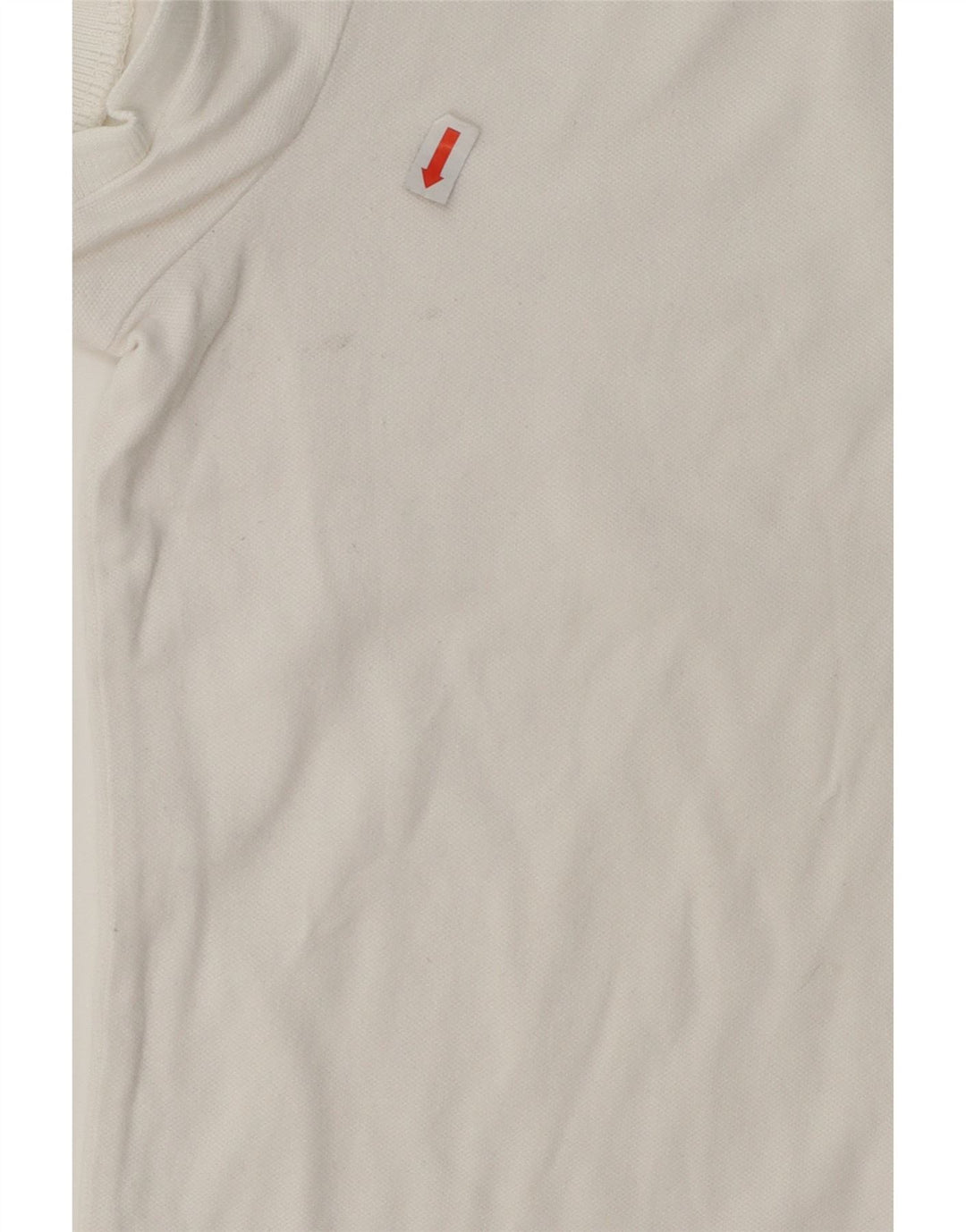TOMMY HILFIGER Womens Polo Shirt UK 12 Medium White Cotton Vintage Tommy Hilfiger and Second-Hand Tommy Hilfiger from Messina Hembry 