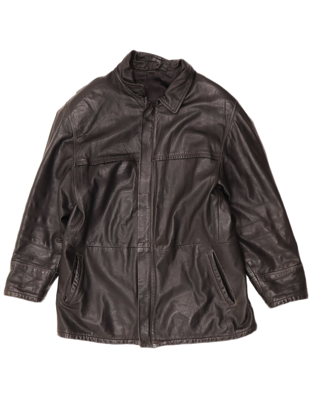 Vintage herre læderjakke UK 40 Large Black