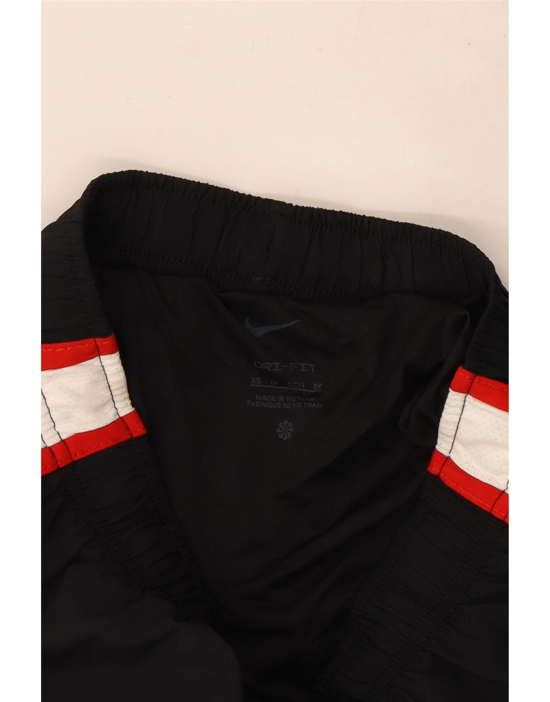 NIKE sportsshorts til kvinder UK 4 XS Sort Colourblock Polyester