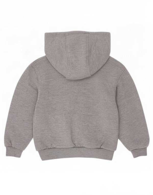 Nike Baby Boys Graphic Hoodie Jumper 18-24 Months Grey Flecked Cotton