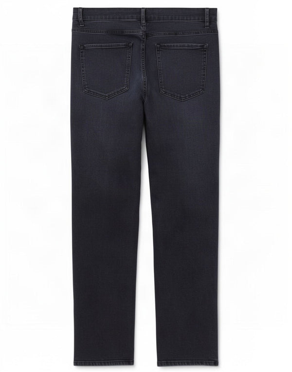 Marks & Spencer Dame Straight Jeans UK 22 2XL W40 L29 Navy Blue