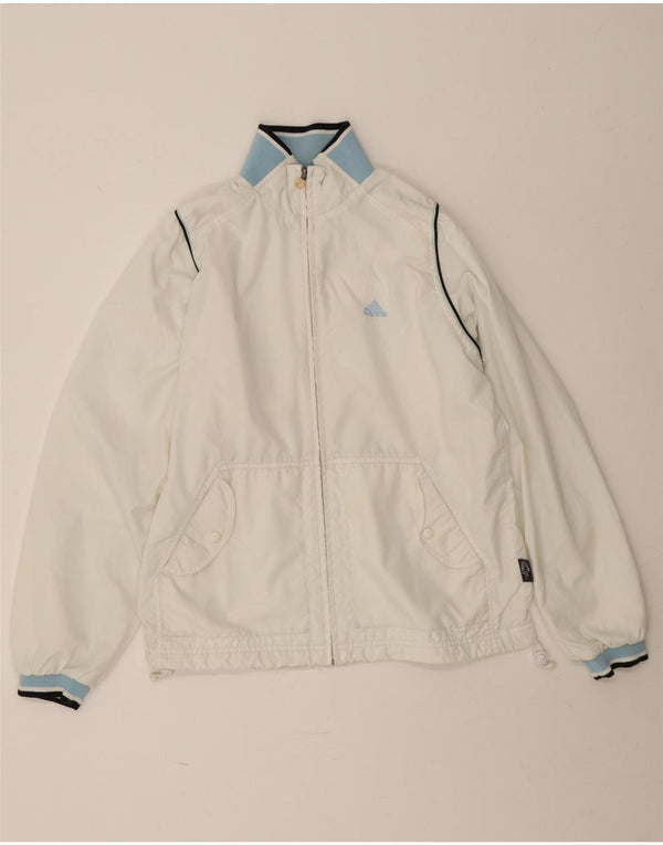Adidas Dame Climashell Tracksuit Top Jacket UK 12 Medium White