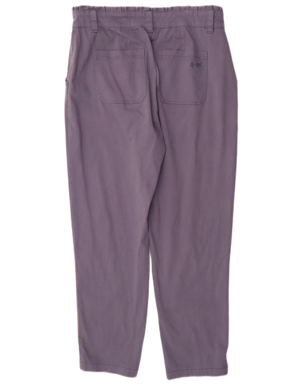 Animal Kvinder Højtaljet tilspidsede Casual Bukser UK 16 Large W34 L30 Blue