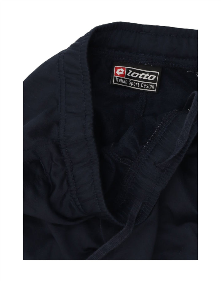 Lotto Herre grafisk træningsdragt Bukser Small Navy Blue Colourblock