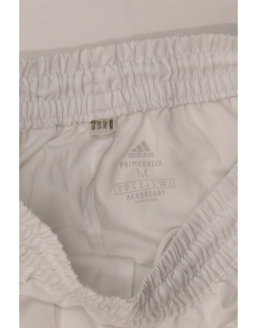 Adidas Aeroready Sportsshorts til mænd Medium White Polyester