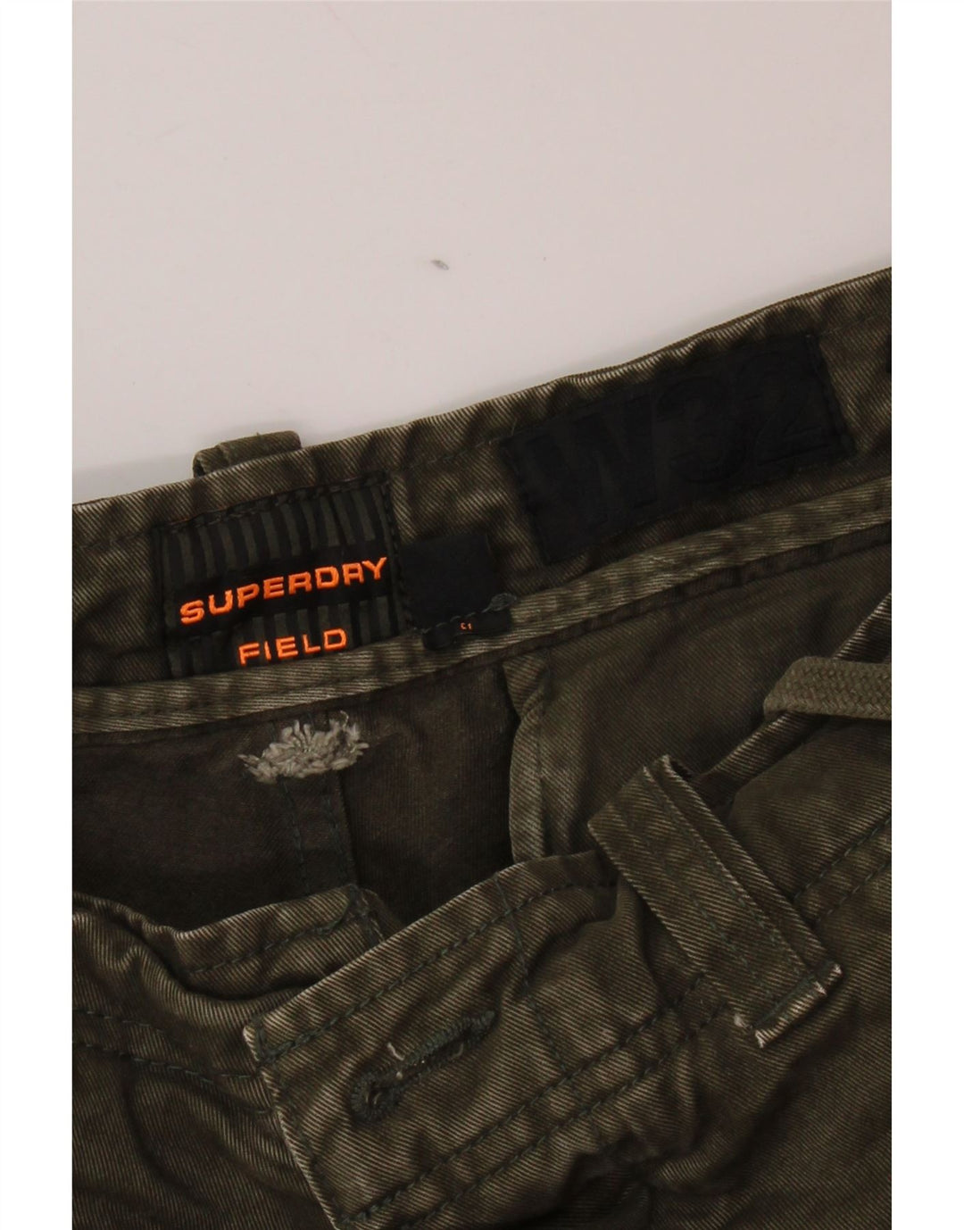 SUPERDRY Cargo Shorts til mænd W32 Medium Khaki Bomuld