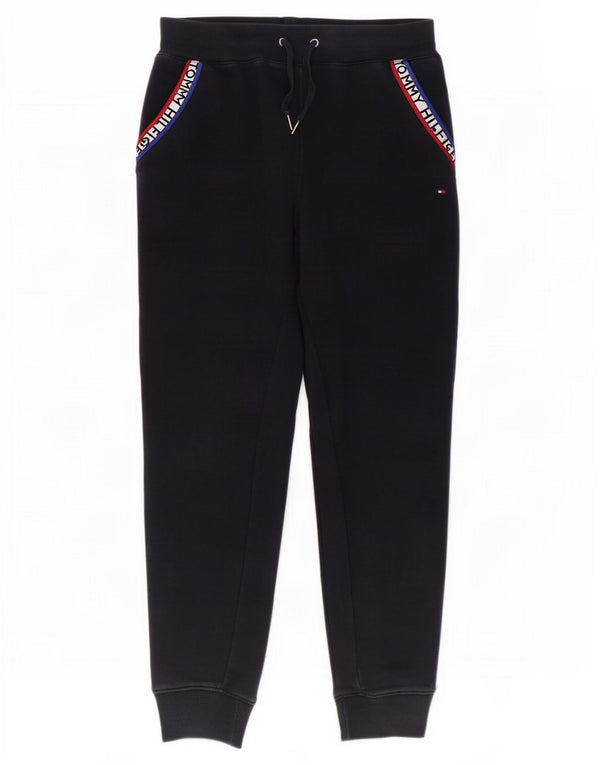 Tommy Hilfiger Herre grafisk træningsdragt Bukser Joggers Large Navy Blue