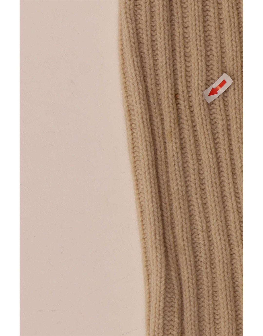 Fred Perry Herre cardigan sweater med fuld lynlås XL Beige Uld
